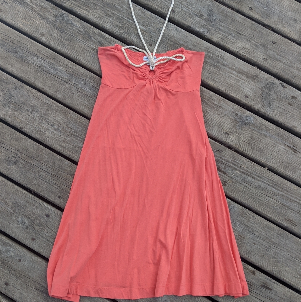 American Eagle Tube Dress, Coral, Large